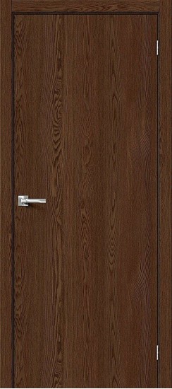 Глухая межкомнатная дверь из экошпона Браво-0, цвет: Brown Dreamline, из серии Bravo A, 200*60