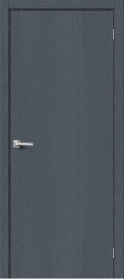Глухая межкомнатная дверь из экошпона Браво-0, цвет: Stormy Wood, из серии Bravo A, 200*70 Глухая межкомнатная дверь из экошпона Браво-0, цвет: Stormy Wood, из серии Bravo A, 200*70