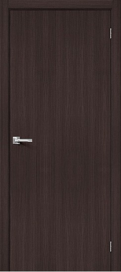 Глухая межкомнатная дверь из экошпона Браво-0, цвет: Wenge Melinga, из серии Bravo A, 200*40 Глухая межкомнатная дверь из экошпона Браво-0, цвет: Wenge Melinga, из серии Bravo A, 200*40
