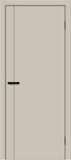 Глухая межкомнатная дверь с покрытием ПЭТ, Браво-0.10 П, цвет: Cream Silk, из серии Bravo A, 200*90 Глухая межкомнатная дверь с покрытием ПЭТ, Браво-0.10 П, цвет: Cream Silk, из серии Bravo A, 200*90