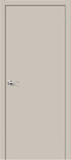Глухая межкомнатная дверь с покрытием ПЭТ, Браво-0.П, цвет: Cream Silk, из серии Bravo A, Глухая межкомнатная дверь с покрытием ПЭТ, Браво-0.П, цвет: Cream Silk, из серии Bravo A,