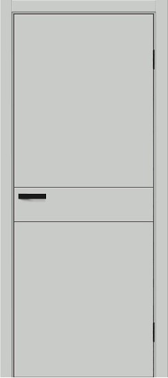 Глухая межкомнатная дверь с покрытием ПЭТ, Браво-0.24 П, цвет: Grey Silk, из серии Bravo A, 200*80 Глухая межкомнатная дверь с покрытием ПЭТ, Браво-0.24 П, цвет: Grey Silk, из серии Bravo A, 200*80