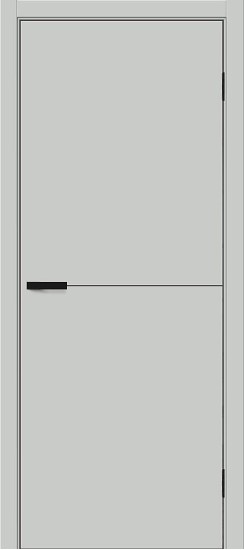 Глухая межкомнатная дверь с покрытием ПЭТ, Браво-0.21 П, цвет: Grey Silk, из серии Bravo A, 200*90 Глухая межкомнатная дверь с покрытием ПЭТ, Браво-0.21 П, цвет: Grey Silk, из серии Bravo A, 200*90