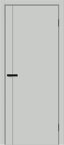 Глухая межкомнатная дверь с покрытием ПЭТ, Браво-0.10 П, цвет: Grey Silk, из серии Bravo A, 200*90 Глухая межкомнатная дверь с покрытием ПЭТ, Браво-0.10 П, цвет: Grey Silk, из серии Bravo A, 200*90