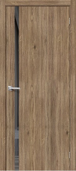 Остекленная межкомнатная дверь из экошпона Браво-1.55, цвет: Original Oak, из серии Bravo S, 200*80