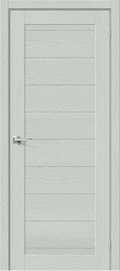 Глухая межкомнатная дверь из экошпона Браво-21, цвет: Grey Wood, из серии Bravo X, 200*60