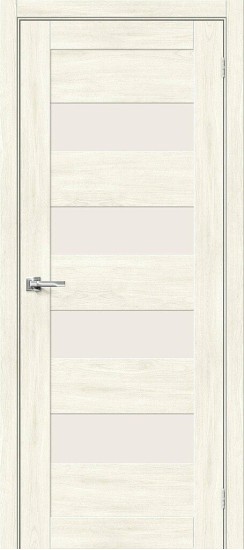 Остекленная межкомнатная дверь из экошпона Браво-23, цвет: Nordic Oak, из серии Bravo X, 200*90