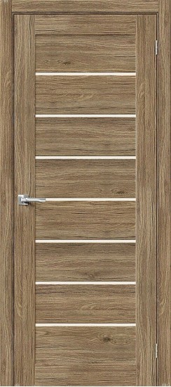 Остекленная межкомнатная дверь из экошпона Браво-22, цвет: Original Oak, из серии Bravo X, 200*60 Остекленная межкомнатная дверь из экошпона Браво-22, цвет: Original Oak, из серии Bravo X, 200*60