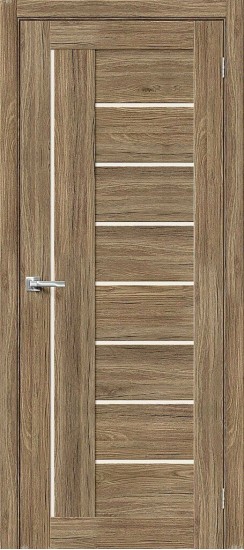 Остекленная межкомнатная дверь из экошпона Браво-29, цвет: Original Oak, из серии Bravo X, 200*90 Остекленная межкомнатная дверь из экошпона Браво-29, цвет: Original Oak, из серии Bravo X, 200*90