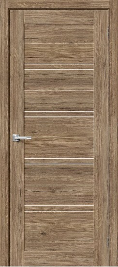 Остекленная межкомнатная дверь из экошпона Браво-28, цвет: Original Oak, из серии Bravo X, 200*70 Остекленная межкомнатная дверь из экошпона Браво-28, цвет: Original Oak, из серии Bravo X, 200*70