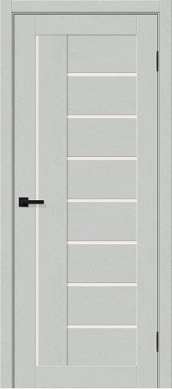Остекленная межкомнатная дверь с покрытием ПЭТ, Браво-29, цвет: Grey Silkwood, из серии Bravo X, 200*60 Остекленная межкомнатная дверь с покрытием ПЭТ, Браво-29, цвет: Grey Silkwood, из серии Bravo X, 200*60