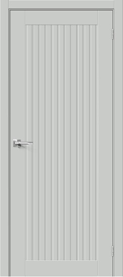 Глухая межкомнатная дверь с покрытием ПЭТ, Браво-40, цвет: Grey Silk, из серии Bravo X, 200*80 Глухая межкомнатная дверь с покрытием ПЭТ, Браво-40, цвет: Grey Silk, из серии Bravo X, 200*80