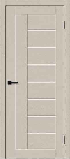 Остекленная межкомнатная дверь с покрытием ПЭТ, Браво-29, цвет: Cream Silkwood, из серии Bravo X, 200*60 Остекленная межкомнатная дверь с покрытием ПЭТ, Браво-29, цвет: Cream Silkwood, из серии Bravo X, 200*60