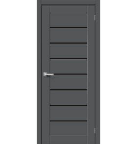 Дверь Браво-22 Black Shine, цвет: Stormy Silk
