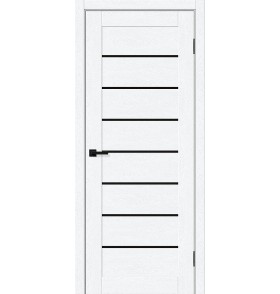 Дверь Браво-22 Black Shine, цвет: White Silkwood