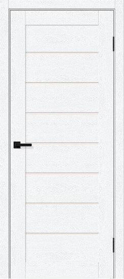 Остекленная межкомнатная дверь с покрытием ПЭТ, Браво-22, цвет: White Silkwood, из серии Bravo X, 200*60 Остекленная межкомнатная дверь с покрытием ПЭТ, Браво-22, цвет: White Silkwood, из серии Bravo X, 200*60