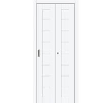 Складная дверь Браво-20, цвет: White Silk