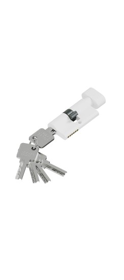 Цилиндр для замка Bravo FAB-6.3S 56(28/28), цвет: SWhite