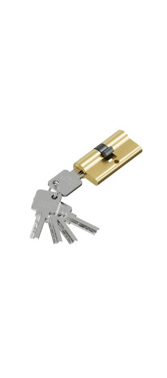 Цилиндр для замка Bravo KAB-6.3S 56(28/28), цвет: SGold