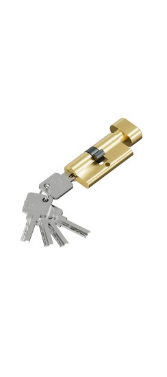 Цилиндр для замка Bravo FAB-6.3S 56(28/28), цвет: SGold