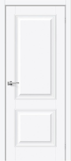 Глухая межкомнатная дверь с покрытием ПЭТ, Классик-12, цвет: White Silk, из серии Classic, 200*60 Глухая межкомнатная дверь с покрытием ПЭТ, Классик-12, цвет: White Silk, из серии Classic, 200*60