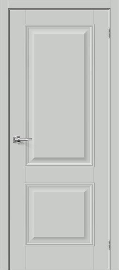 Глухая межкомнатная дверь с покрытием ПЭТ, Классик-12, цвет: Grey Silk, из серии Classic, 200*60 Глухая межкомнатная дверь с покрытием ПЭТ, Классик-12, цвет: Grey Silk, из серии Classic, 200*60