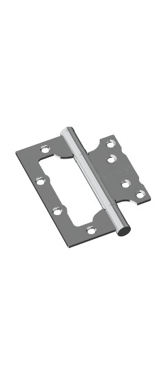 Петля дверная Bravo F-4-2BB 100*75*2,5, цвет: C Хром