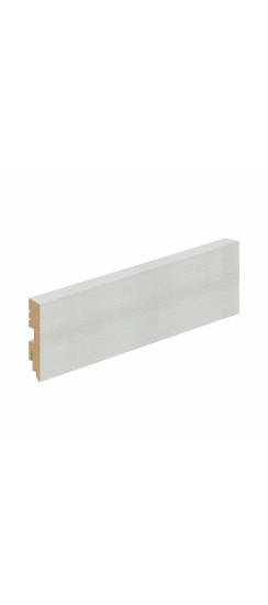 Плинтус МДФ Тип-0, цвет: Bianco Veralinga Плинтус МДФ Тип-0, цвет: Bianco Veralinga