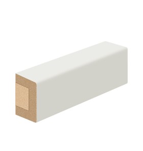 Рейка декоративная, цвет: White Matt