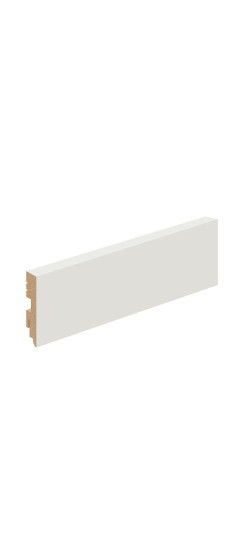 Плинтус МДФ Тип-0, цвет: White Matt