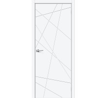 Дверь Граффити-5.Д.П, цвет: White Silk