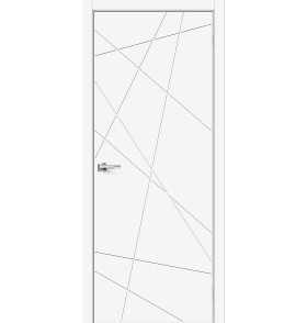 Дверь Граффити-5.Д.П, цвет: White Silk