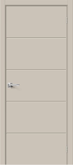 Глухая межкомнатная дверь с покрытием ПЭТ, Граффити-2.Д.П, цвет: Cream Silk, из серии Graffiti, 200*70