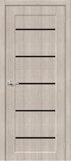 Глухая межкомнатная дверь из экошпона Мода-22 Black Line, цвет: Cappuccino Melinga, из серии Moda, 200*80 Глухая межкомнатная дверь из экошпона Мода-22 Black Line, цвет: Cappuccino Melinga, из серии Moda, 200*80