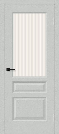 Остекленная межкомнатная дверь с покрытием ПЭТ, Неоклассик-35, цвет: Grey Silkwood, из серии Neoclassic, 200*60
