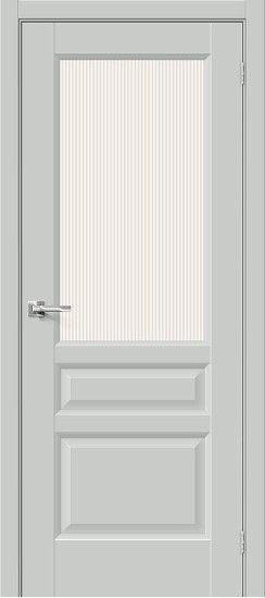 Остекленная межкомнатная дверь с покрытием ПЭТ, Неоклассик-35, цвет: Grey Silk, из серии Neoclassic, 200*70 Остекленная межкомнатная дверь с покрытием ПЭТ, Неоклассик-35, цвет: Grey Silk, из серии Neoclassic, 200*70