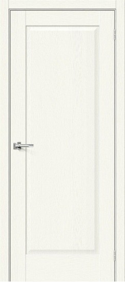 Глухая межкомнатная дверь из экошпона Прима-10, цвет: White Wood, из серии Prima, 200*60