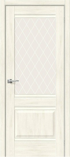 Остекленная межкомнатная дверь из экошпона Прима-3, цвет: Nordic Oak, из серии Prima, 200*60 Остекленная межкомнатная дверь из экошпона Прима-3, цвет: Nordic Oak, из серии Prima, 200*60