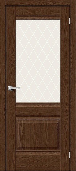 Остекленная межкомнатная дверь из экошпона Прима-3, цвет: Brown Dreamline, из серии Prima, 200*80