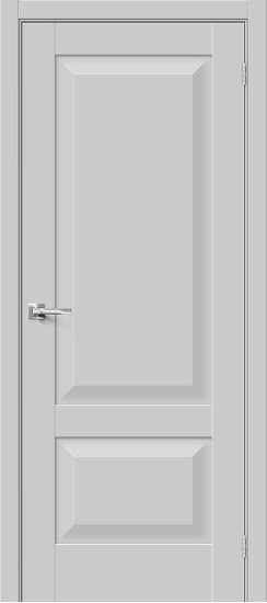 Глухая межкомнатная дверь с покрытием ПЭТ, Прима-22, цвет: Grey Silk, из серии Prima, 200*60 Глухая межкомнатная дверь с покрытием ПЭТ, Прима-22, цвет: Grey Silk, из серии Prima, 200*60