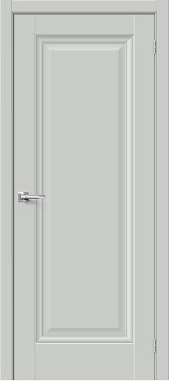 Глухая межкомнатная дверь с покрытием ПЭТ, Прима-0, цвет: Grey Silk, из серии Prima, 200*60