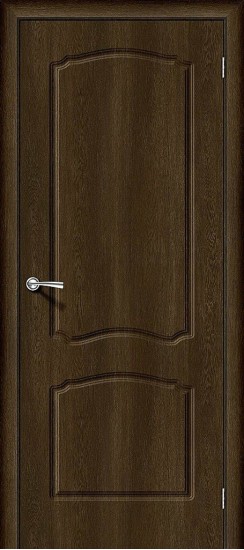 Глухая межкомнатная дверь с покрытием из винила, Альфа-1, цвет: Dark Barnwood, из серии Start, 200*90