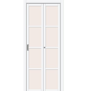 Складная дверь Твигги-11.3, цвет: White Silk