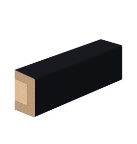 Рейка декоративная, цвет: Total Black