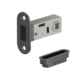 Защелка межкомнатная Bravo LM-1, цвет: SGraphite