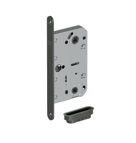 Защелка межкомнатная Bravo LM-3-WC, цвет: SGraphite