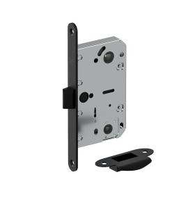 Защелка межкомнатная Bravo LP-3-WC, цвет: SBlack