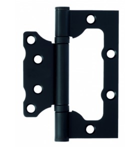 Петля накладная VETTORE FLUSH 125×75×2.5mm MBP (Чёрный матовый)
