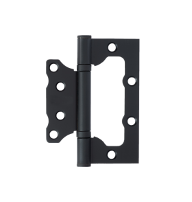 Петля накладная  VЕTTORE FLUSH 100×75×2.5mm MBP  (Чёрный Матовый)