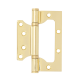 Петля накладная  VЕTTORE FLUSH 100×75×2.5mm GP  (Золото)